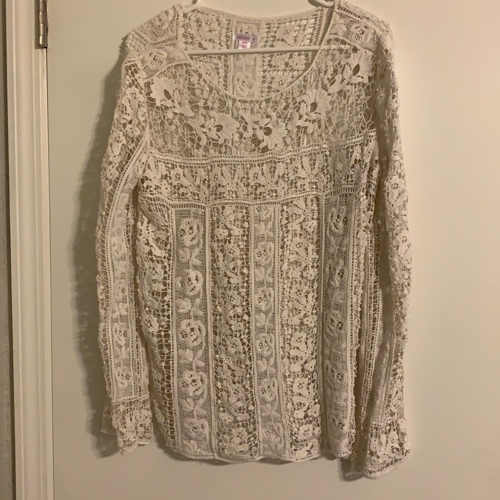Cream blouse